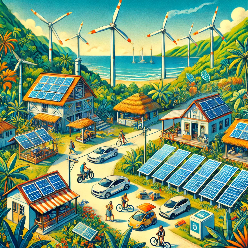 Transition énergétique aux Antilles et en Guyane : Opportunités et défis face au coût de la vie